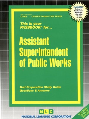 cover image of Assistant Superintendent of Public Works